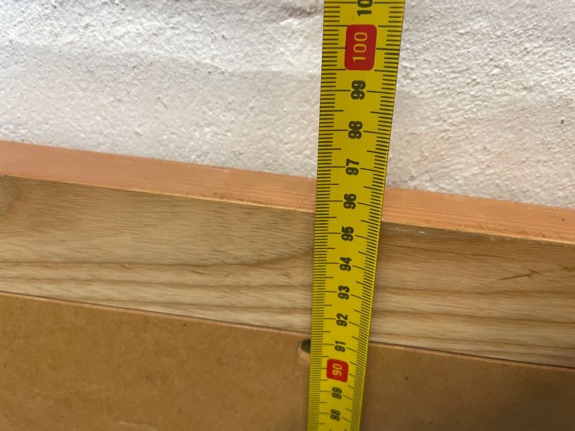 Cream & Pine King Size Headboard