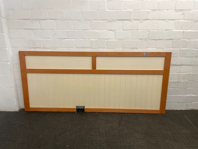 Cream & Pine King Size Headboard - 2ndhandwarehouse.com