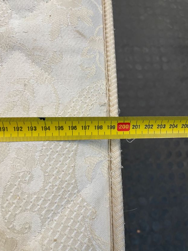 King Size Wooden Headboard & Base with Mattress