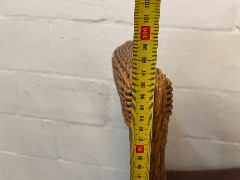 Wicker &amp; Brown Seat Dining Chair - PRICE DROP - 2ndhandwarehouse.com