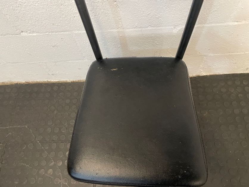 Black Steel Frame Dining Chair - PRICE DROP - 2ndhandwarehouse.com