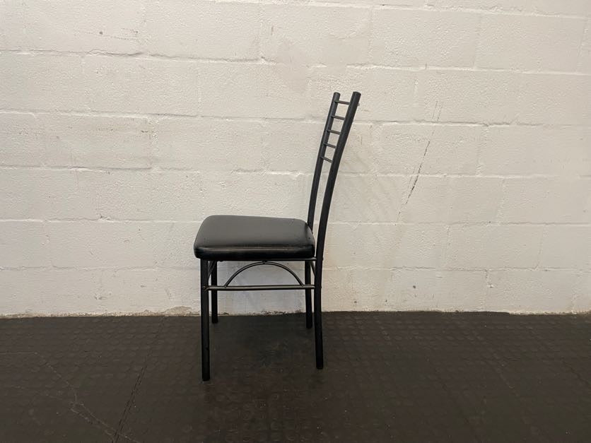 Black Steel Frame Dining Chair - PRICE DROP - 2ndhandwarehouse.com