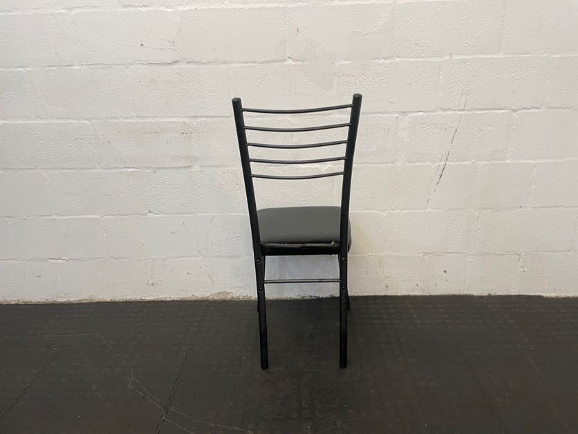 Black Steel Frame Dining Chair - PRICE DROP - 2ndhandwarehouse.com