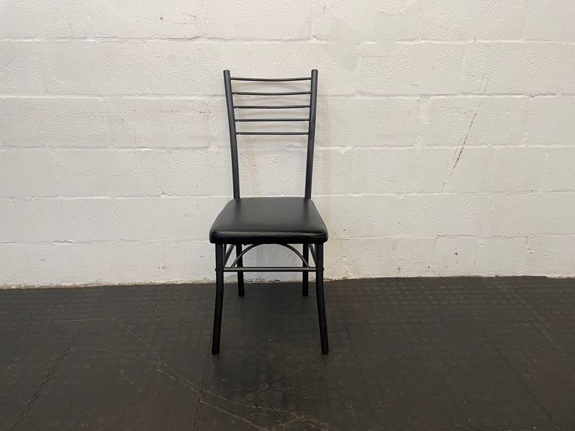 Black Steel Frame Dining Chair - PRICE DROP - 2ndhandwarehouse.com
