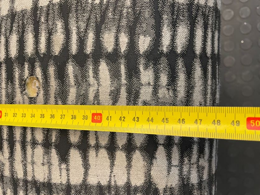 Printed & Oak Legged Dining Chair - PRICE DROP