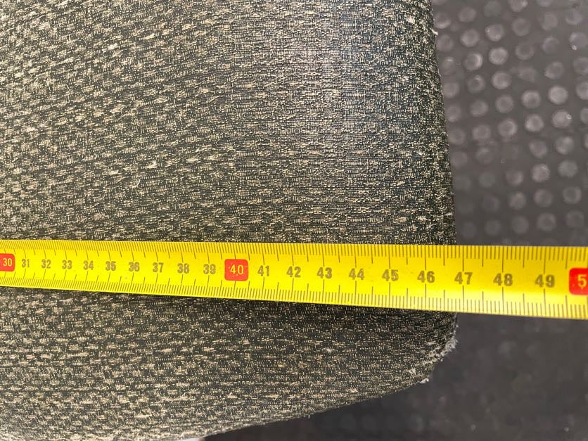 Dark Wood Green Seat Bar Stool - PRICE DROP