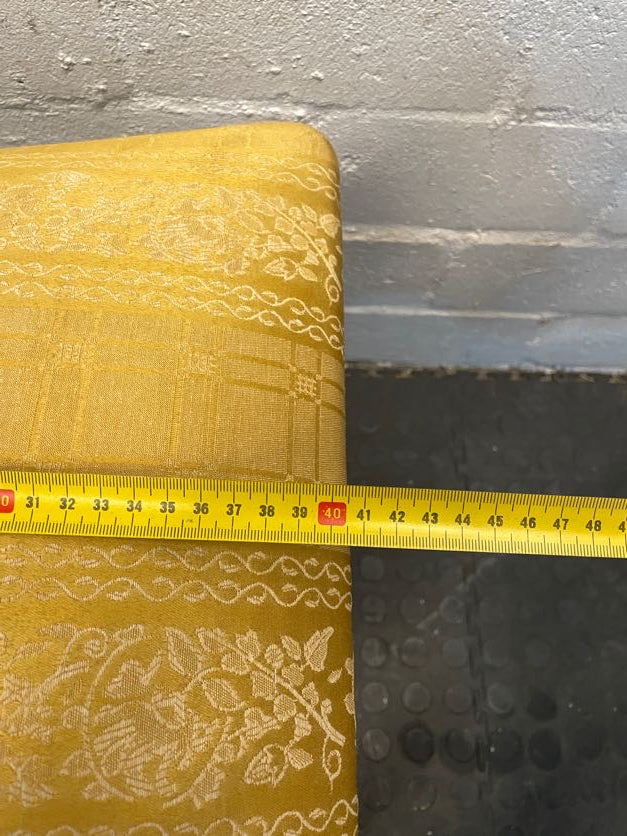 Cherry Wood & Yellow Seat Dining Chair - PRICE DROP - 2ndhandwarehouse.com