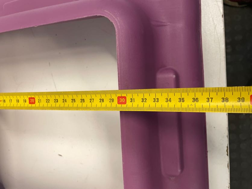 Purple Plastic Squares