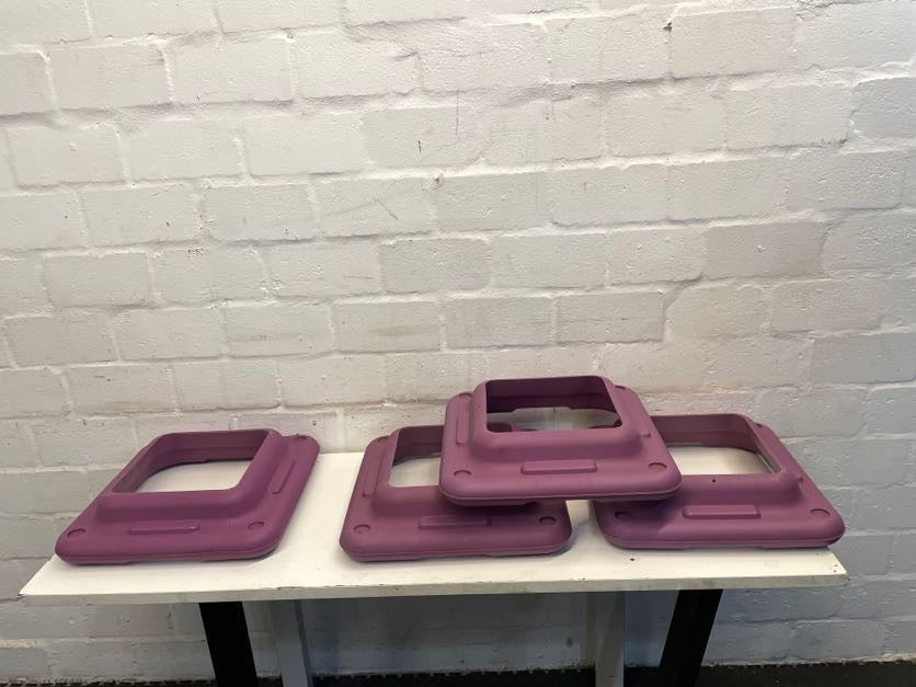 Purple Plastic Squares