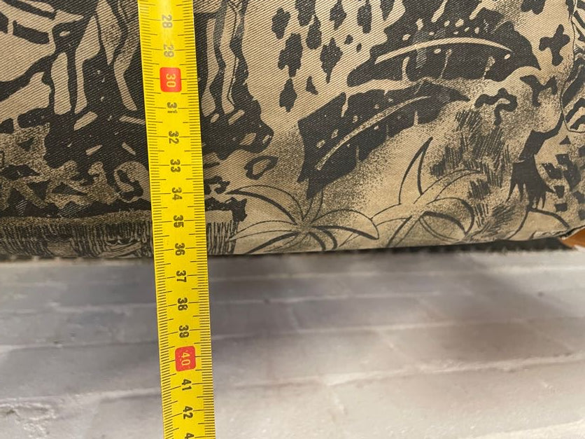 Wooden Bar Stool with Print Seat - PRICE DROP