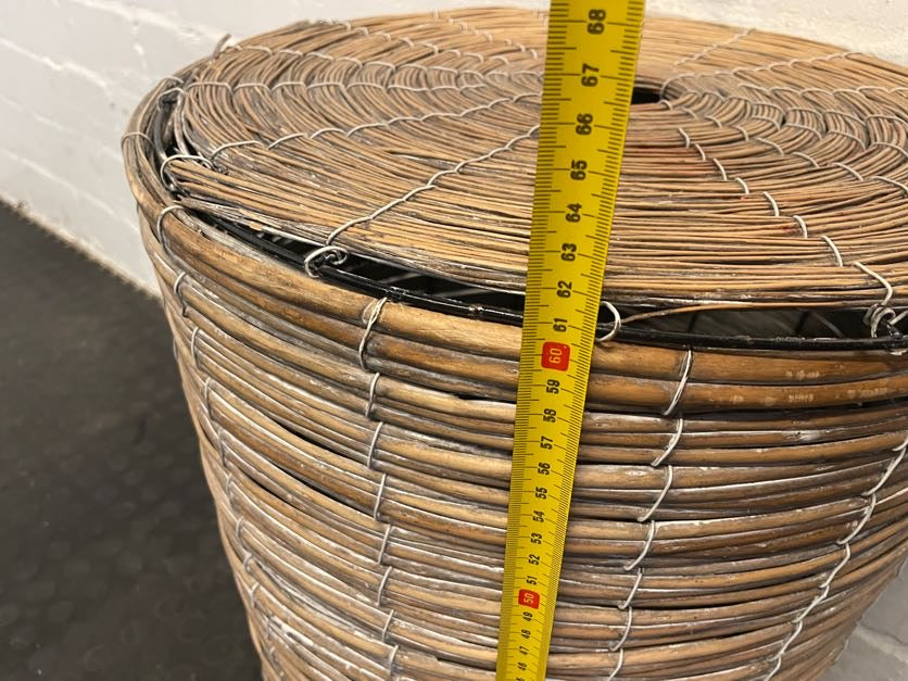 Woven Laundry Basket - 2ndhandwarehouse.com