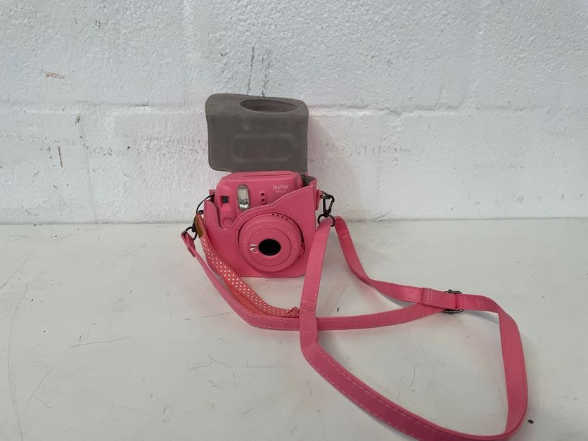 Pink Instax Mini 9 Camera with Protective  Carry Pouch
