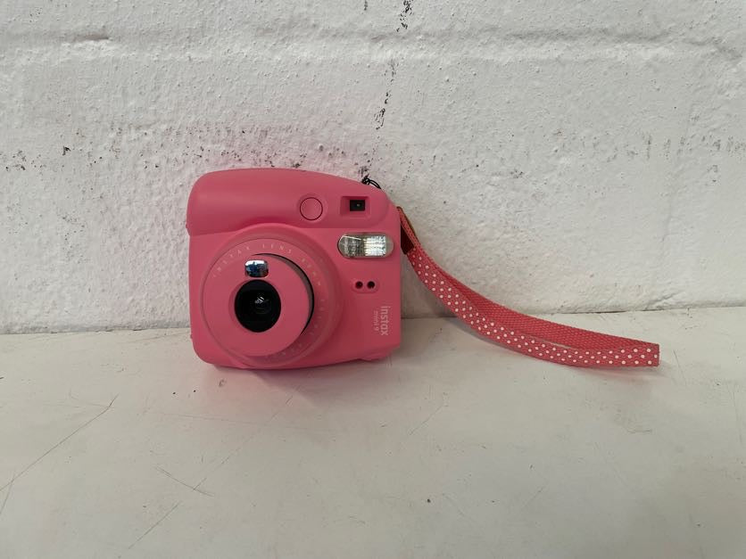 Pink Instax Mini 9 Camera with Protective  Carry Pouch