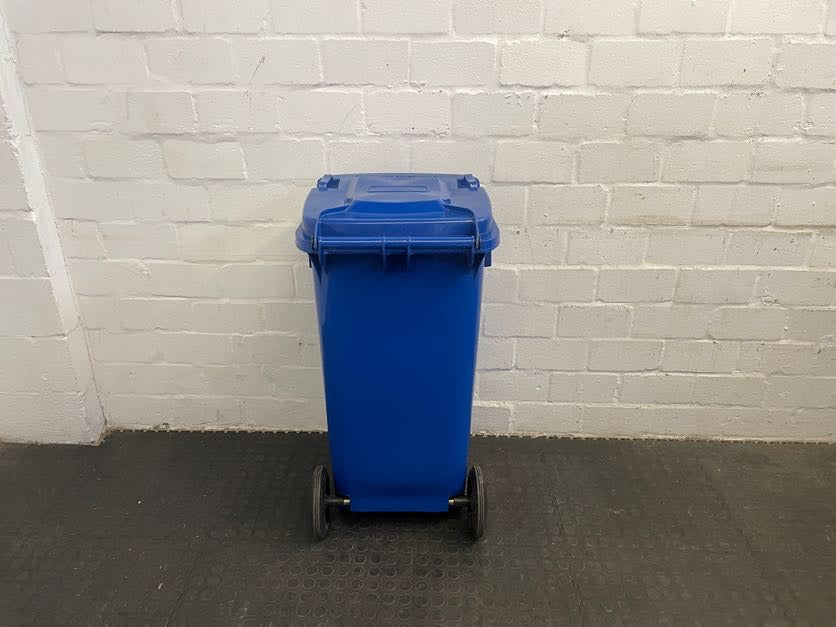 Blue Wheelie Bin