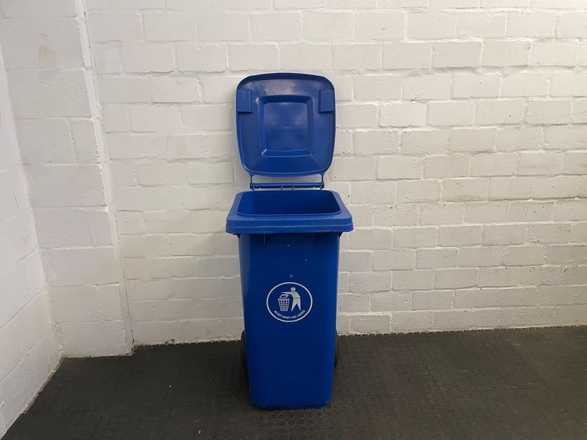 Blue Wheelie Bin