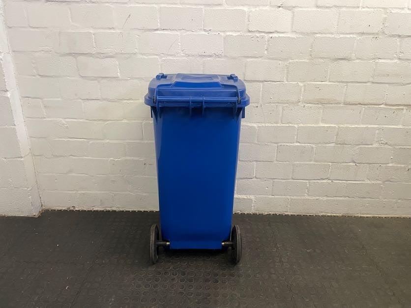 Blue Wheelie Bin