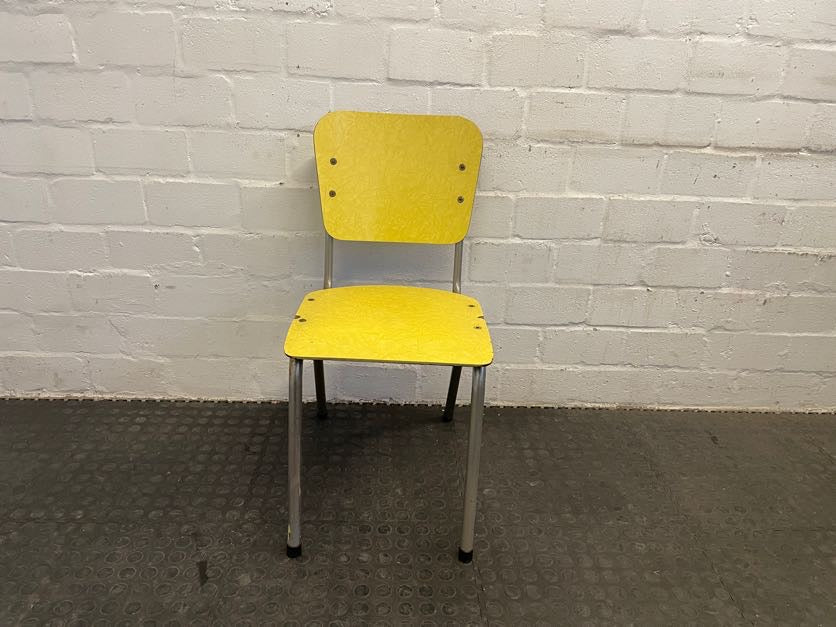 Vintage Yellow Kitchen Chair - PRICE DROP