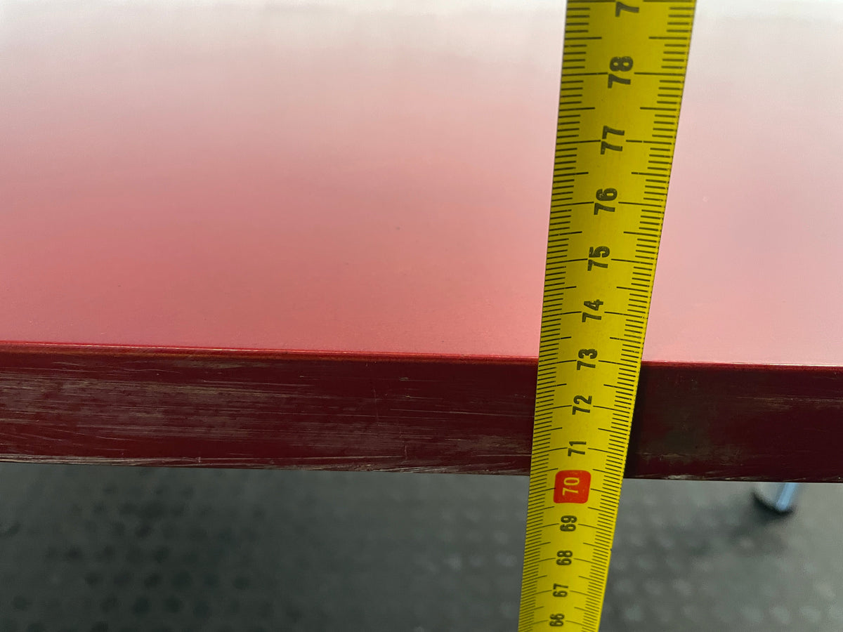 Cherry L-Shaped Desk 1200x800 (Diagonal corner Cut) - PRICE DROP