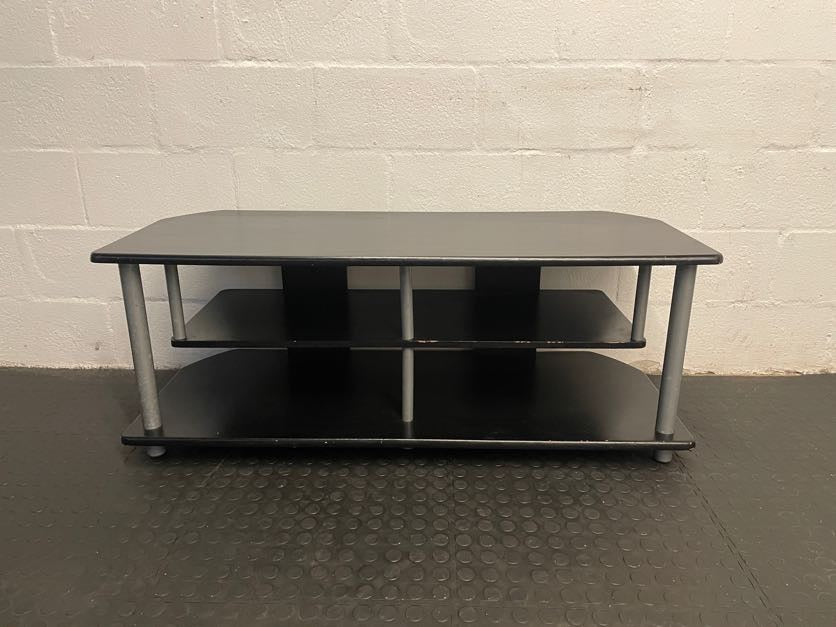 Black and Grey Simple TV Stand - PRICE DROP