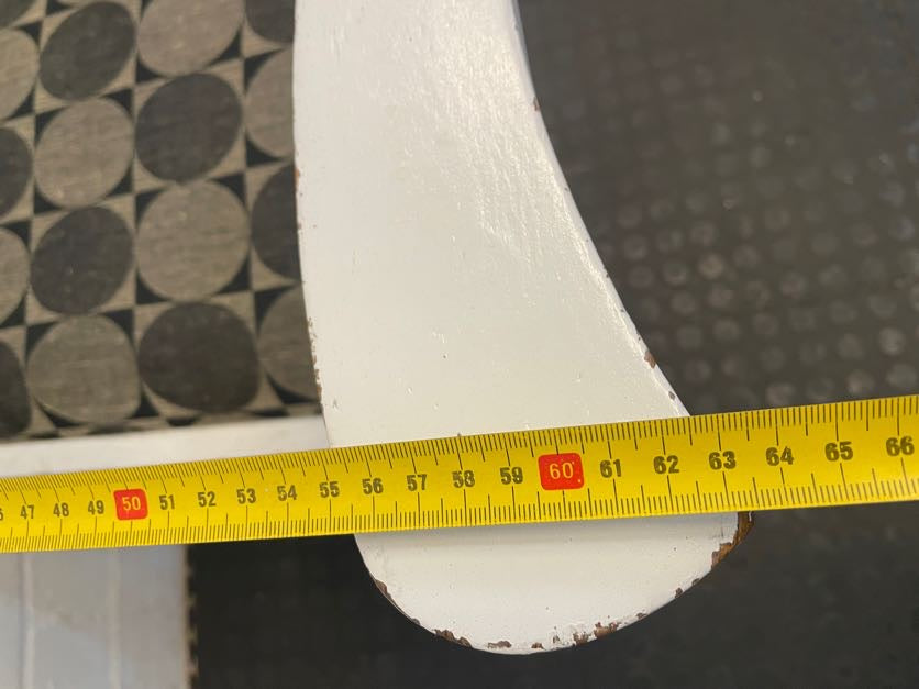 White Wooden Armchair - PRICE DROP