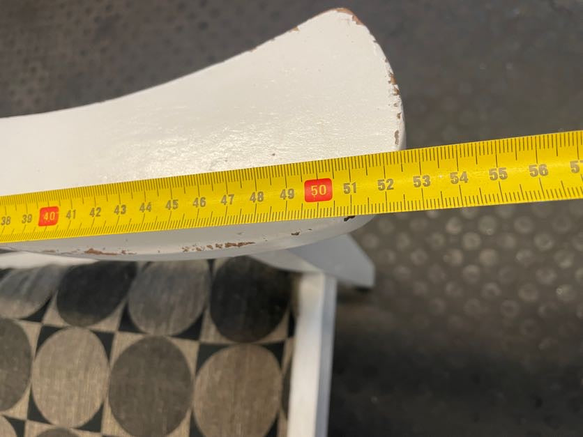 White Wooden Armchair - PRICE DROP