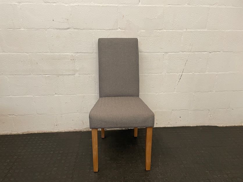 Grey Fabric Dining Chair - PRICE DROP