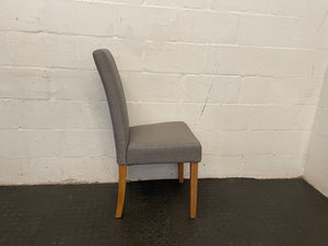 Grey Fabric Dining Chair - PRICE DROP