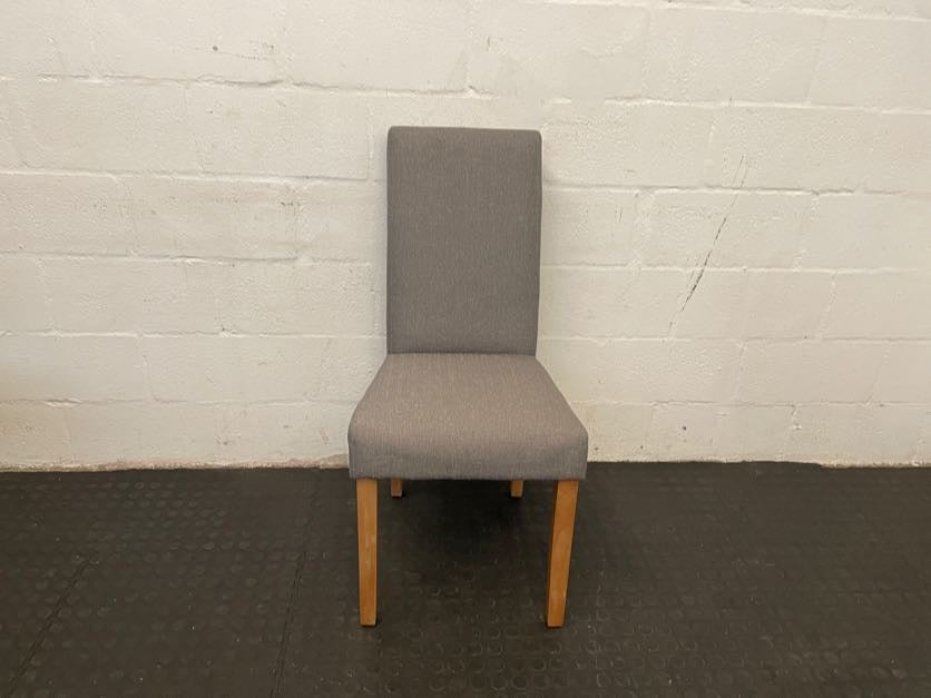 Grey Fabric Dining Chair - PRICE DROP