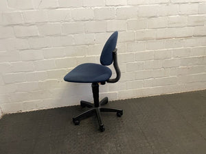 Blue Typist Chair