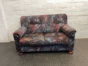Multi-Colored Two Seater Couch