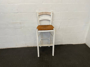 White Brown Stool - PRICE DROP