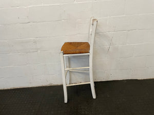 White Brown Stool - PRICE DROP