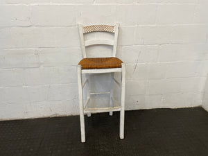 White Brown Stool - PRICE DROP