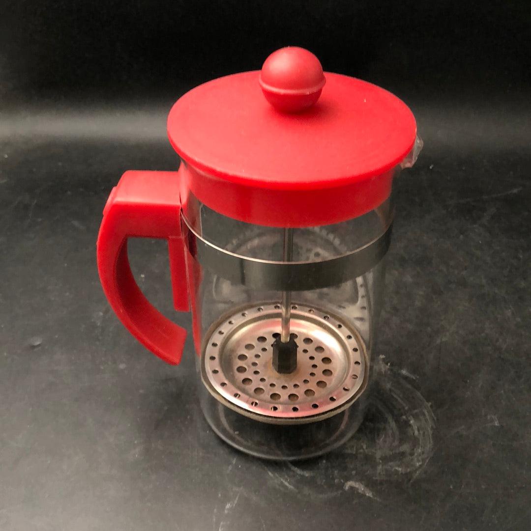 Red Coffee Plunger
