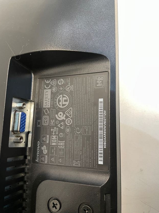 Lenovo E1922S Monitor 18.5inch - PRICE DROP - 2ndhandwarehouse.com