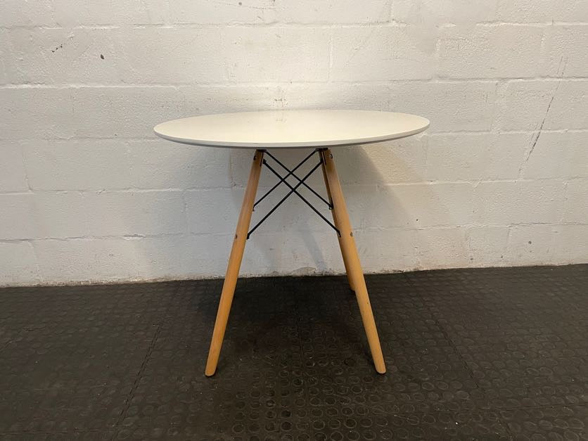 Round Dining Table White