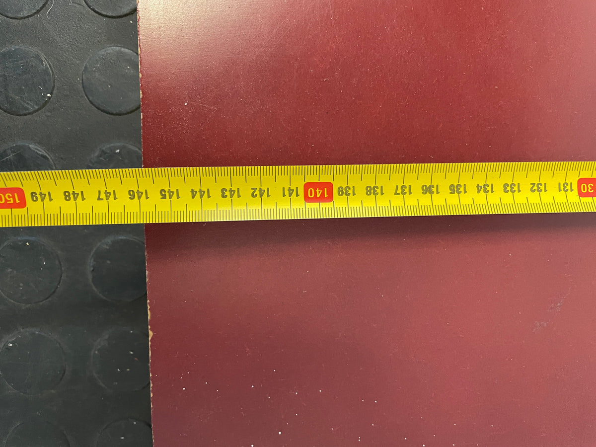 Cherry MDF Wood L-Shaped Desk Top (1.8m x 0.8m x 1.05m)-(Cut Out Corner)