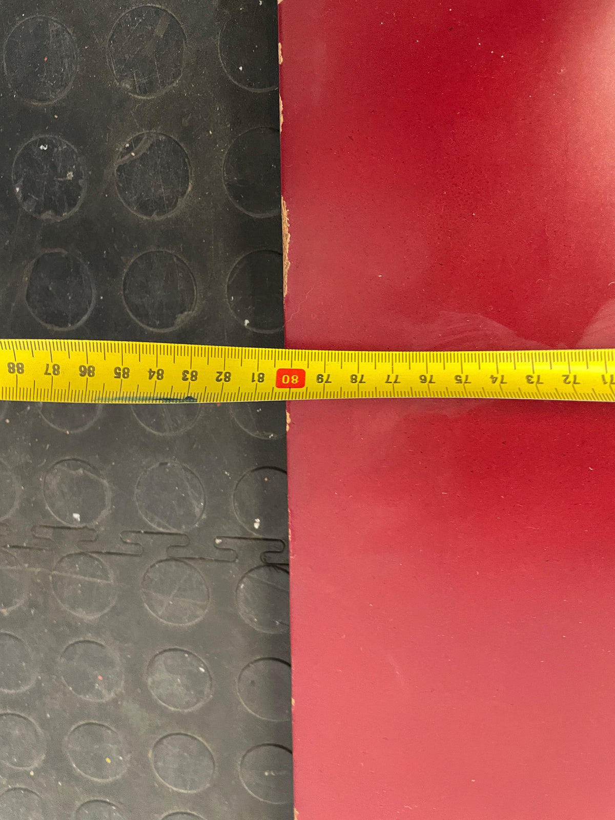 Cherry MDF Wood Desk Top (1.8m x 0.8m)(Cut Out Corner)