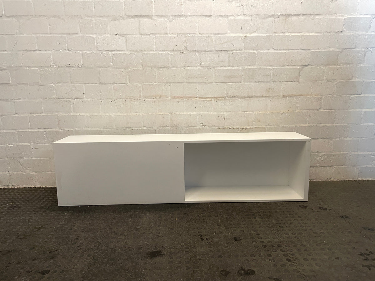 White Desk Shelf (1.8m x 0.31m x 0.46m)