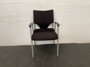 Black and Grey Visitors Chair - PRICE DROP