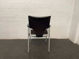 Black and Grey Visitors Chair - PRICE DROP