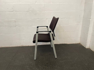 Black and Grey Visitors Chair - PRICE DROP