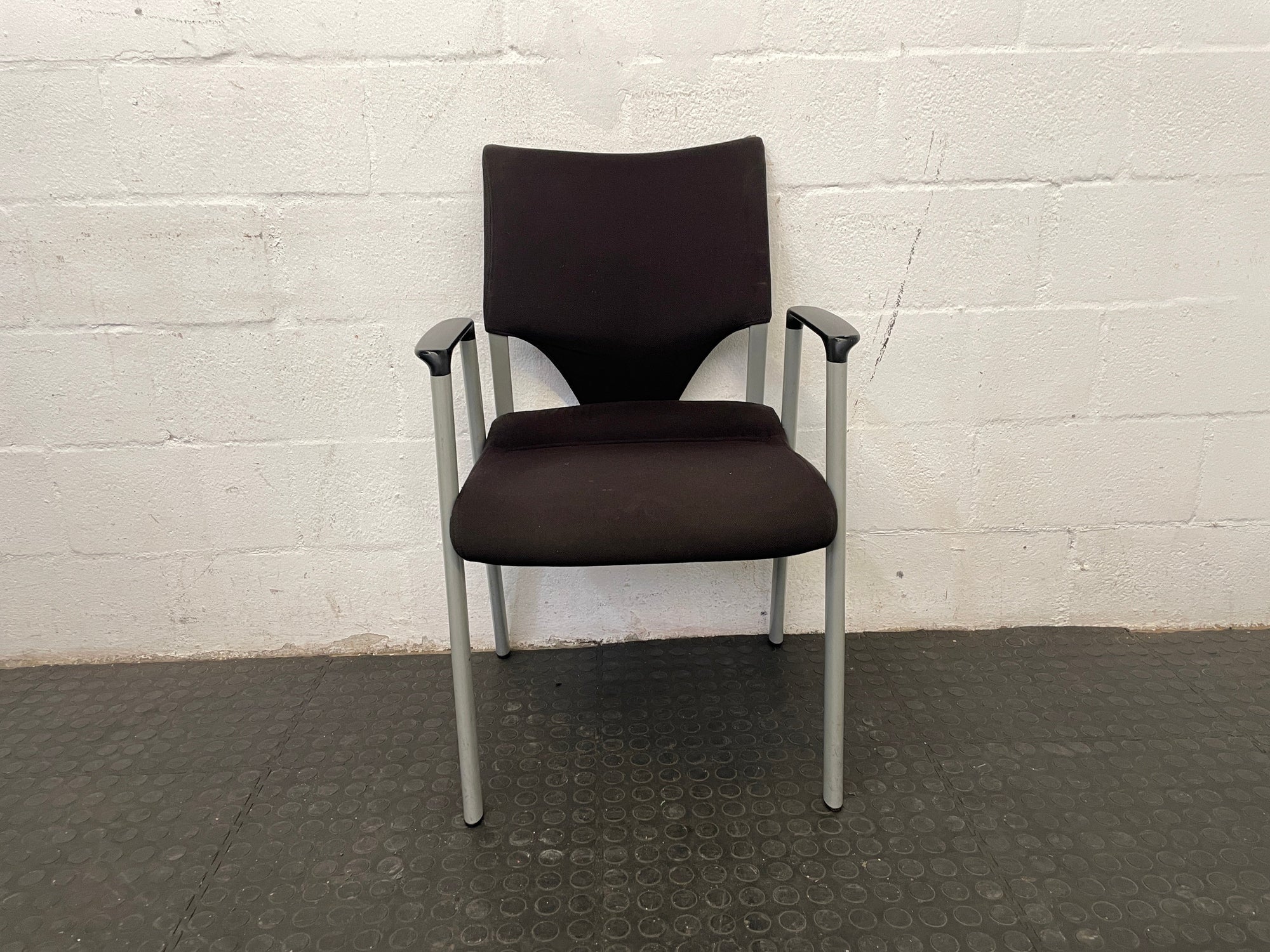 Black and Grey Visitors Chair - PRICE DROP