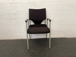 Black and Grey Visitors Chair - PRICE DROP