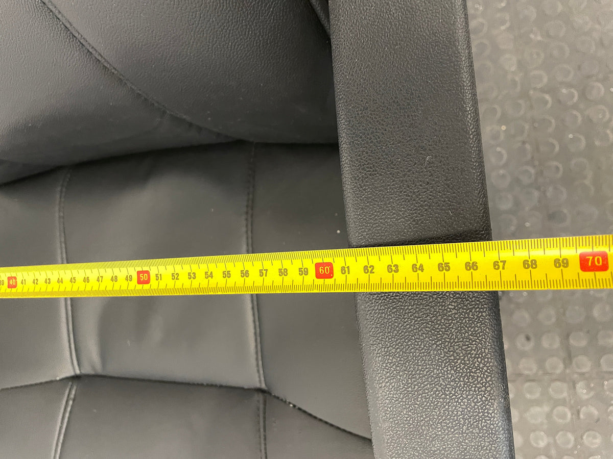 Black Pleather Office Chair