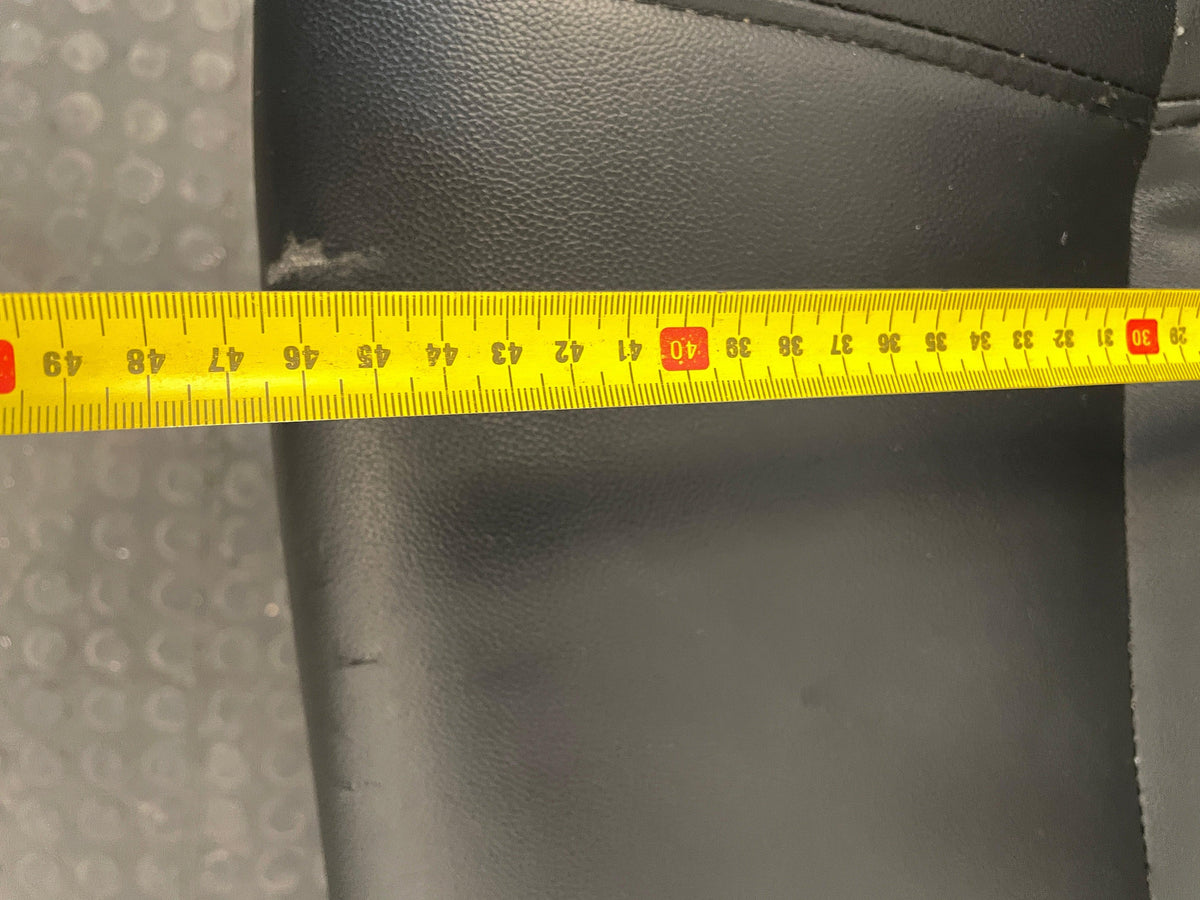 Black Pleather Office Chair