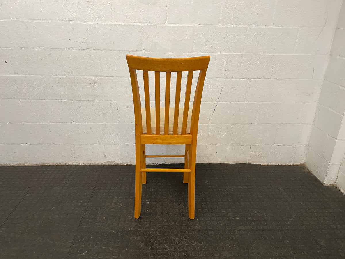 Wooden Slatted Bar Stools - PRICE DROP