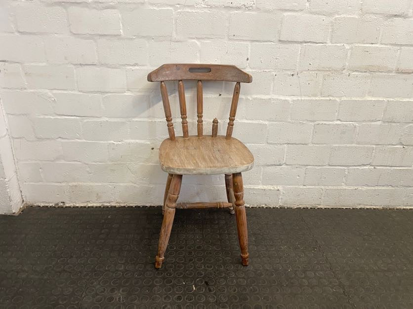 Wooden Dining Chair (Broken Back Slat) - PRICE DROP
