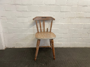 Wooden Dining Chair (Broken Back Slat) - PRICE DROP