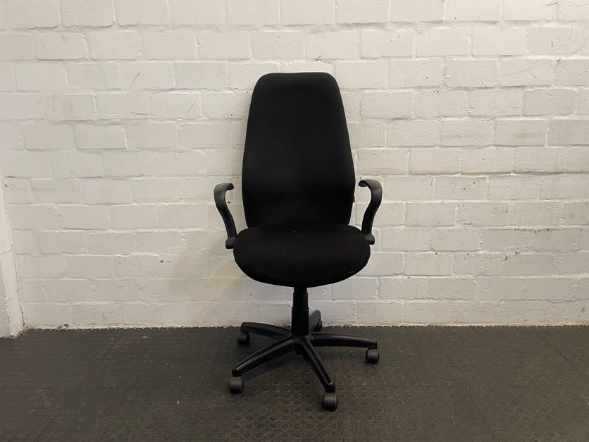 Highback Office Chair on Wheels